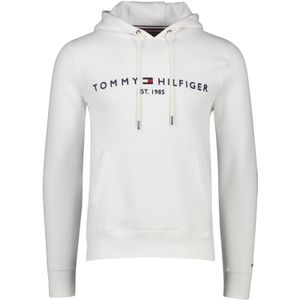Tommy Hilfiger sweater wit geprint katoen normale fit