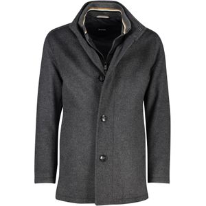 Hugo Boss - Coxtan - Winterjas - Grijs - 90% Wol 10% Kasjmier