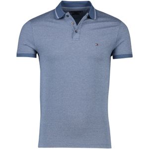 Tommy Hilfiger Big & Tall polo slim fit blauw katoen