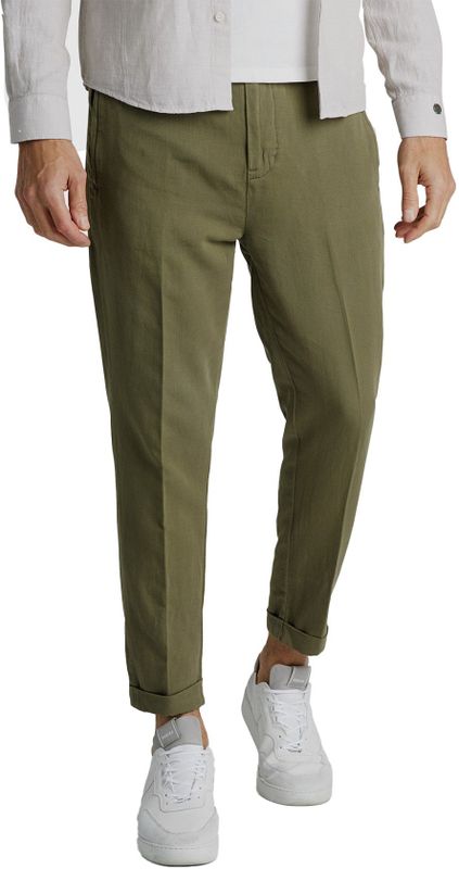 Cast Iron chino groen