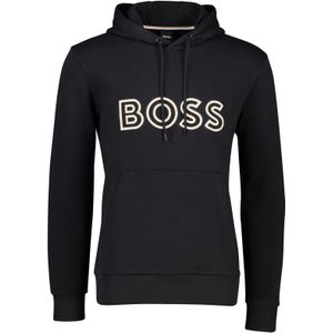 Hugo Boss sweater grijs effen katoen