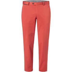 Hiltl katoenen broek Peaker-S normale fit rood effen