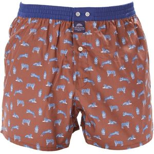 Mc Alson boxershort bruin geprint tijgers