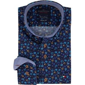Overhemd Portofino Regular Fit donkerblauw