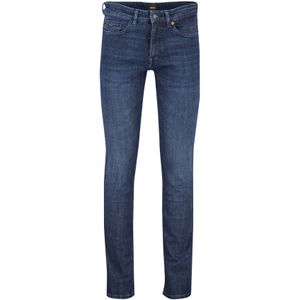 Hugo Boss jeans Dellaware donkerblauw effen denim