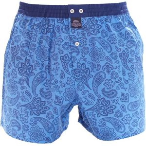 Blauwe boxershort Mc Alson geprint katoen