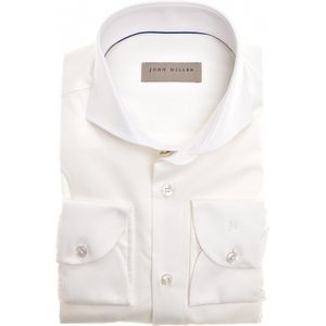 John Miller business overhemd extra slim fit wit effen katoen strijkvrij