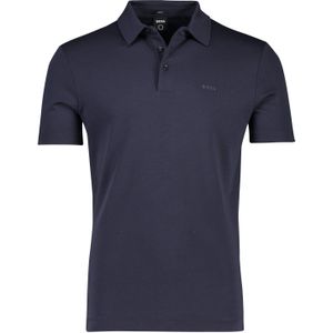 Donkerblauw poloshirt Hugo Boss Palosh