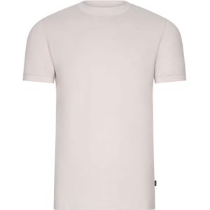 Cavallaro t-shirt beige korte mouw slim fit