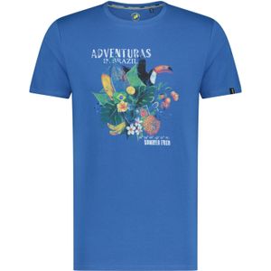 A Fish Named Fred t-shirt blauw brazil print