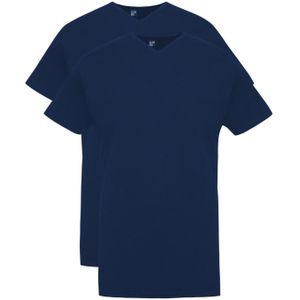 Alan Red T-shirt KM ml 7 donkerblauw effen katoen