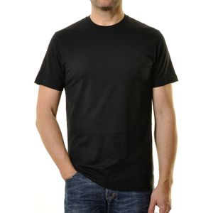 Ragman t-shirt 2-pack zwart effen katoen