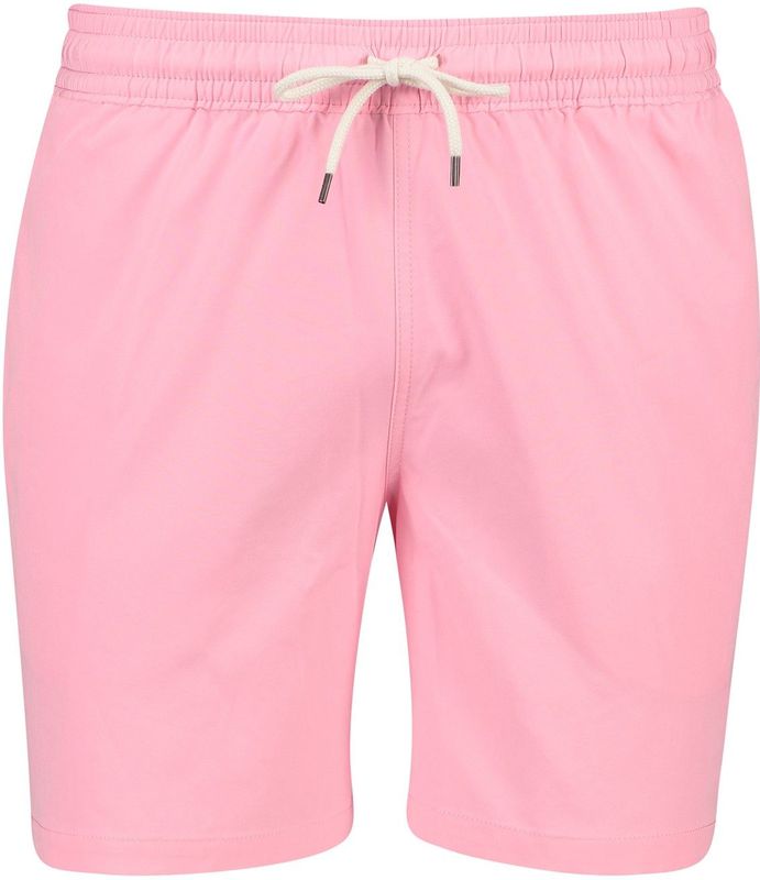 Polo Ralph Lauren zwembroek effen roze polyester