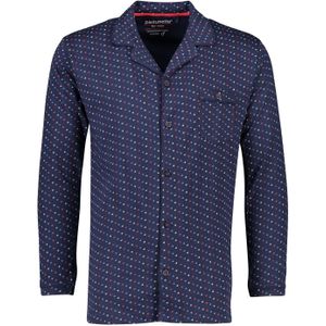 Pastunette pyjamashirt donkerblauw met print