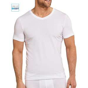 Schiesser t-shirt  Long Life Soft ondergoed aanbieding wit