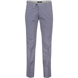 Eurex katoenen chino blauw zakken effen katoen