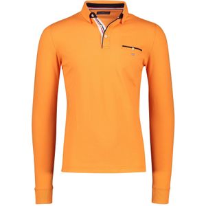 Oranje polo lange mouwen Portofino