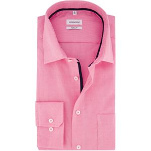 Seidensticker business overhemd Regular normale fit roze effen