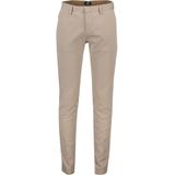 Vanguard katoenen broek bruin effen slim fit