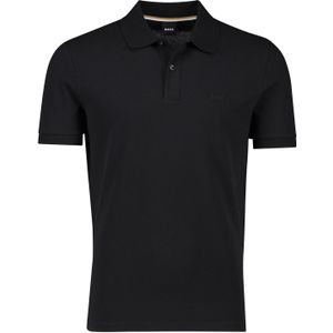 Boss Black Pallas polo wijde fit effen zwart katoen