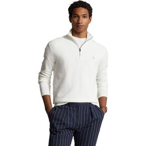 Polo Ralph Lauren katoenen trui half zip wit