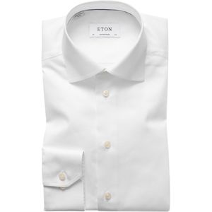 Eton Contemporary Fit overhemd wit twill