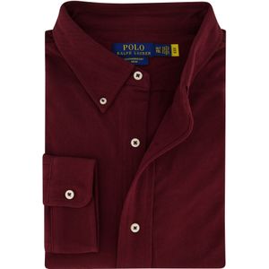 Polo Ralph Lauren normale fit casual overhemd bordeaux katoen