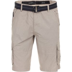 Casa Moda korte cargo broek beige effen katoen