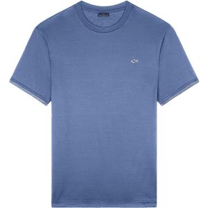 Paul & Shark t-shirt blauw ronde hals met logo