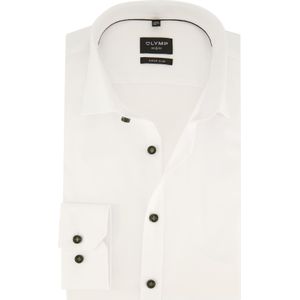 Olymp business overhemd extra slim fit wit effen