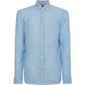 Shirt Tommy Hilfiger blauw streep linnen