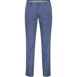 M.E.N.S. modern fit Madison katoenen broek blauw stretch