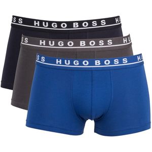 Hugo Boss boxershort blauw/grijs/navy 3-pack