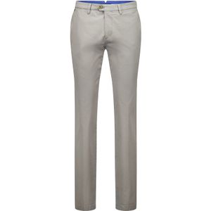 Gardeur zacht groen slim fit katoenen pantalon flatfront model