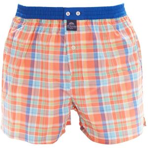 Oranje boxershort geruit Mc Alson katoen