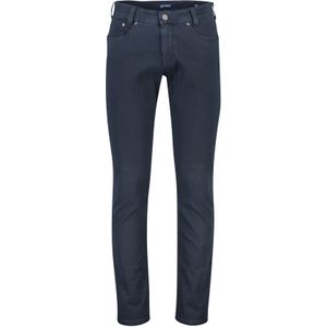 Donkerblauwe Gardeur jeans effen katoen