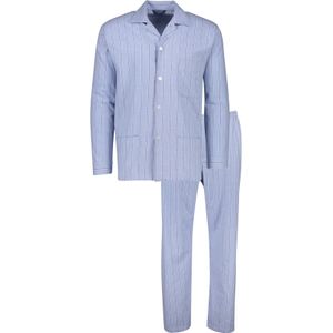 Bonsoir pyjama lichtblauw gestreept