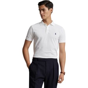 Witte polo Ralph Lauren Slim Fit