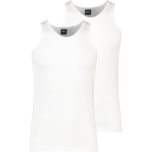 Hugo Boss tanktop wit katoen 2-pack