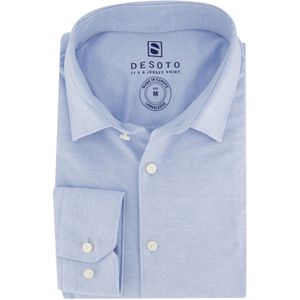 Overhemd Desoto gemeleerd lichtblauw