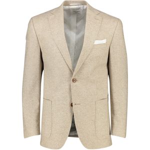 Carl Gross colbert effen beige wol normale fit concept green