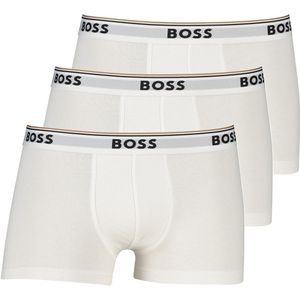 Hugo Boss boxershort wit effen 3-pack