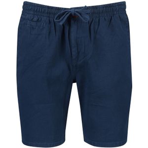 Superdry bermuda blauw linnen slim fit