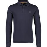 Hugo Boss polo lange mouw Passerby donkerblauw