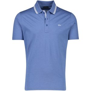 Paul&Shark polo wijde fit blauw katoen