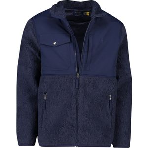 Polo Ralph Lauren tussenjas navy normale fit borstzakken