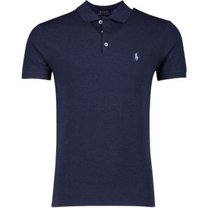 POLO Ralph Lauren Slim Fit Polo met Logo Spring Navy Heather