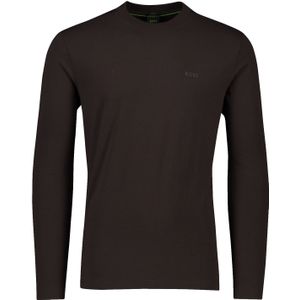 Hugo Boss T-shirt lange mouw bruin