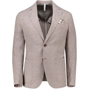 Born With Appetite - Mylo Jersey Jacket - Tussenjas - Bruin - Materiaalmix