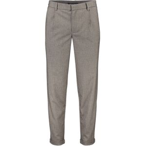 Chino Plain katoenen broek beige gemêleerd